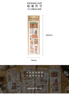 Travel Stickers Pack – 6pcs DIY Scrapbooking & Junk Journal