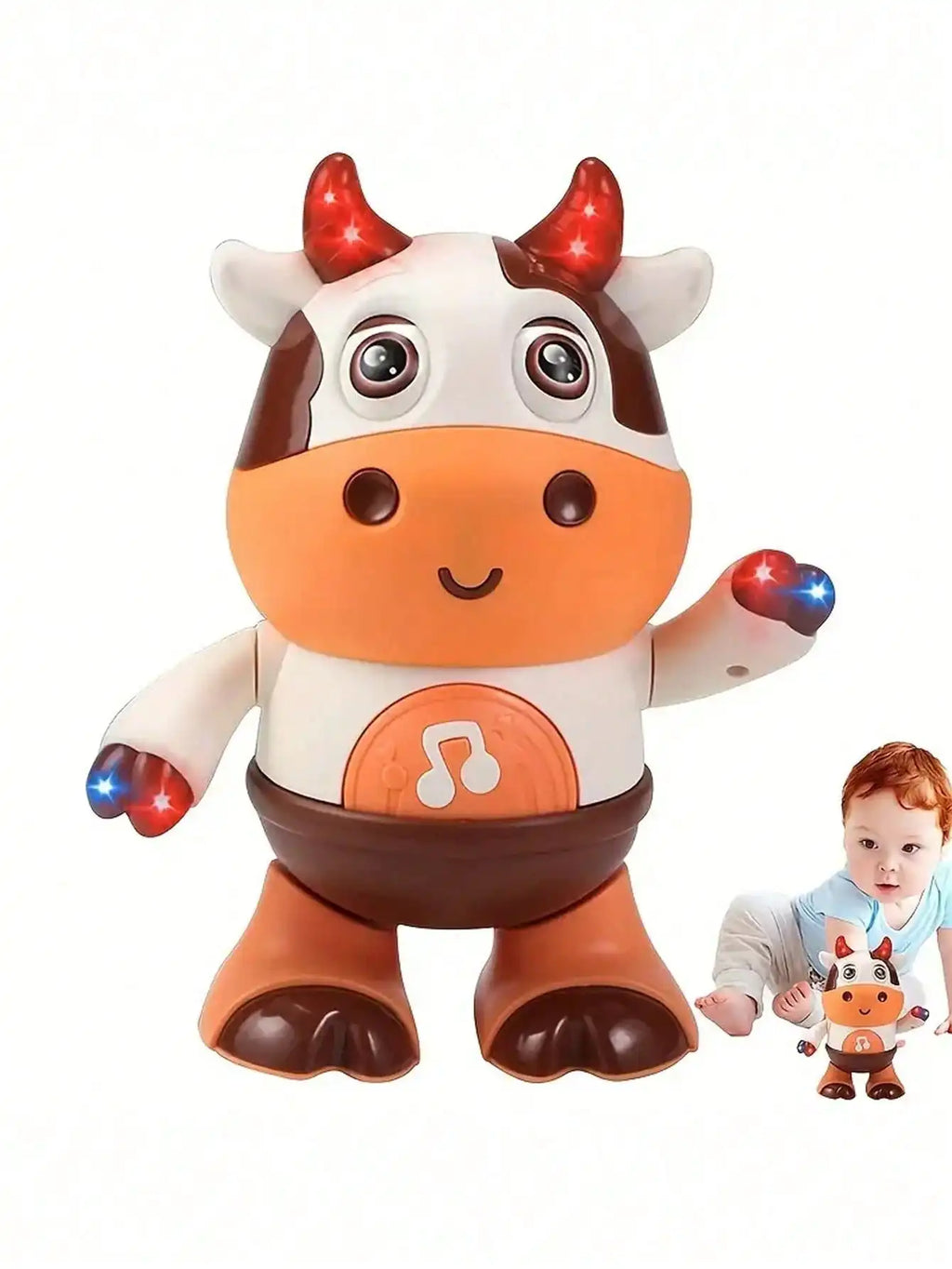 Baby Dancing Cow Toy – Electric Musical Plush with Funny Songs & Moves