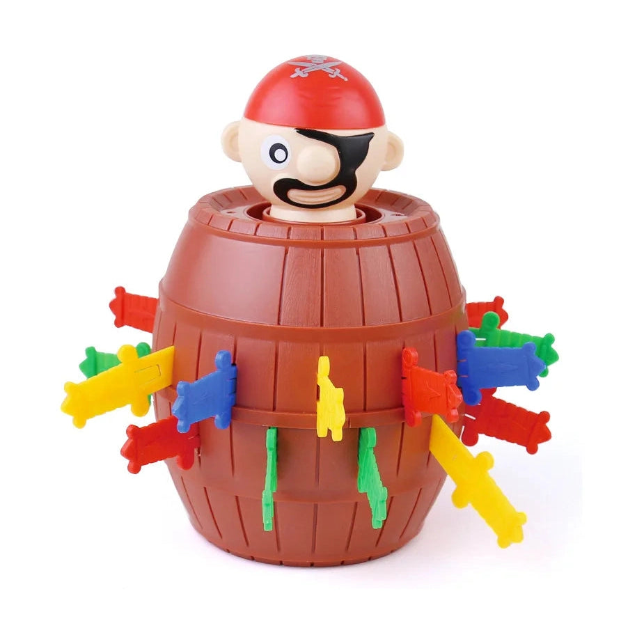 Pirate Barrel Sword Game – Pop Up Tricky Toy for Family Fun & Party Games