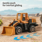 6pc Diecast Engineering Vehicle Set – Alloy Toy Cars with Excavator, Bulldozer & Roller