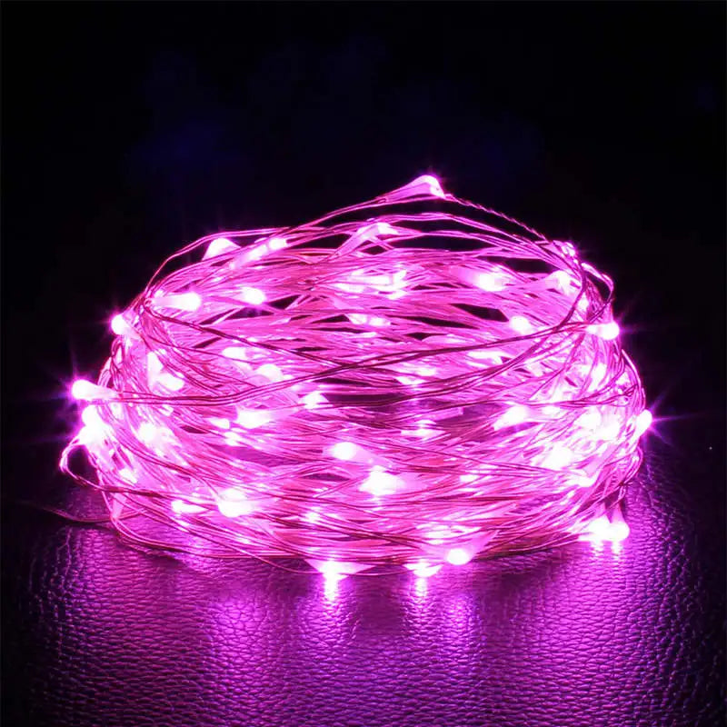 Copper Wire Fairy Light String – Battery Powered LED Lights 1M–10M