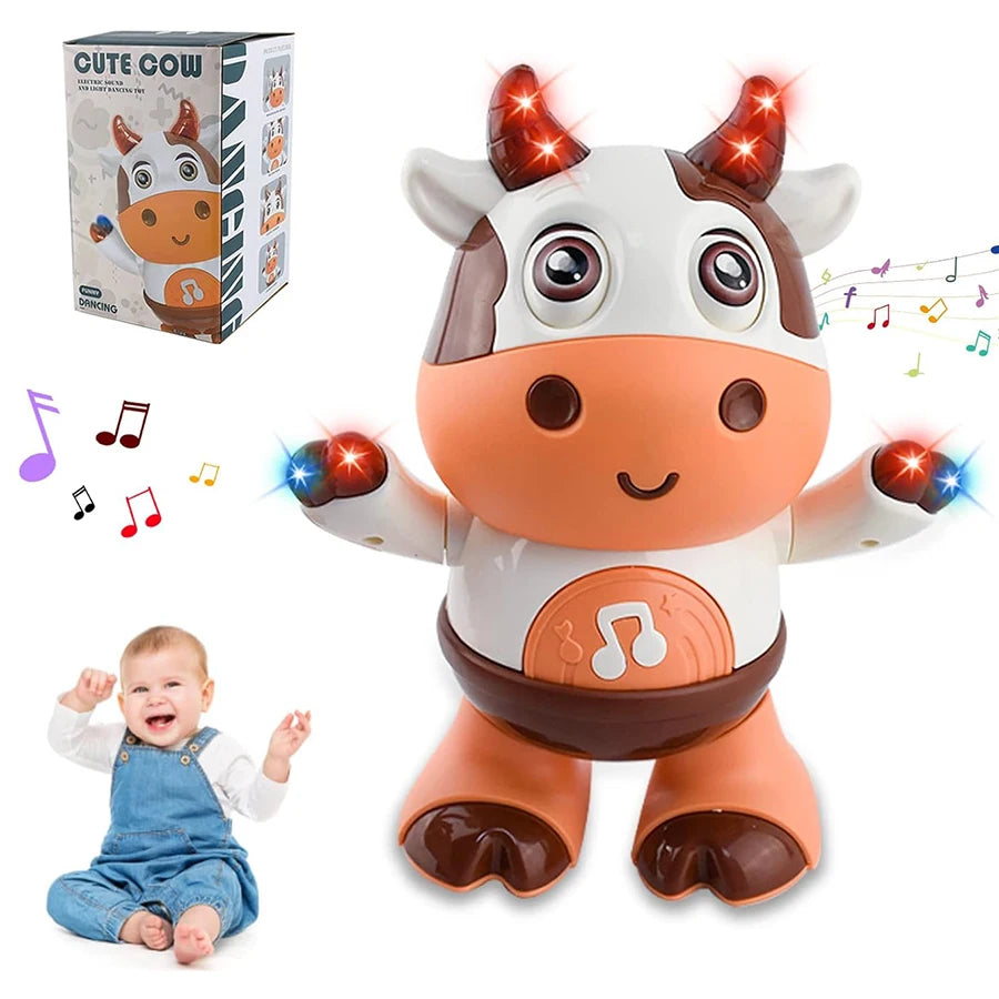 Baby Dancing Cow Toy – Electric Musical Plush with Funny Songs & Moves