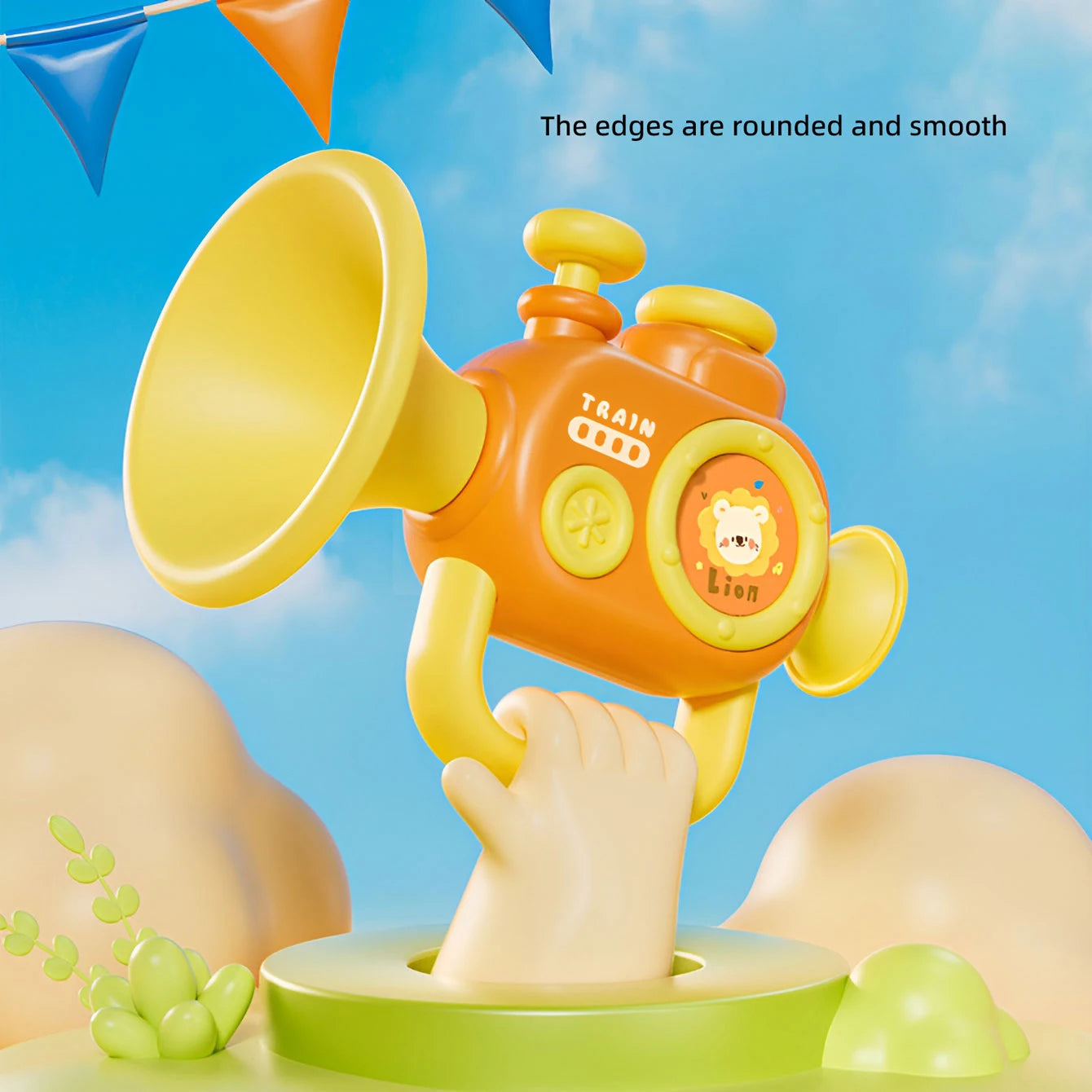 Baby Trumpet Toy – Musical Instrument Early Education Toy for Toddlers