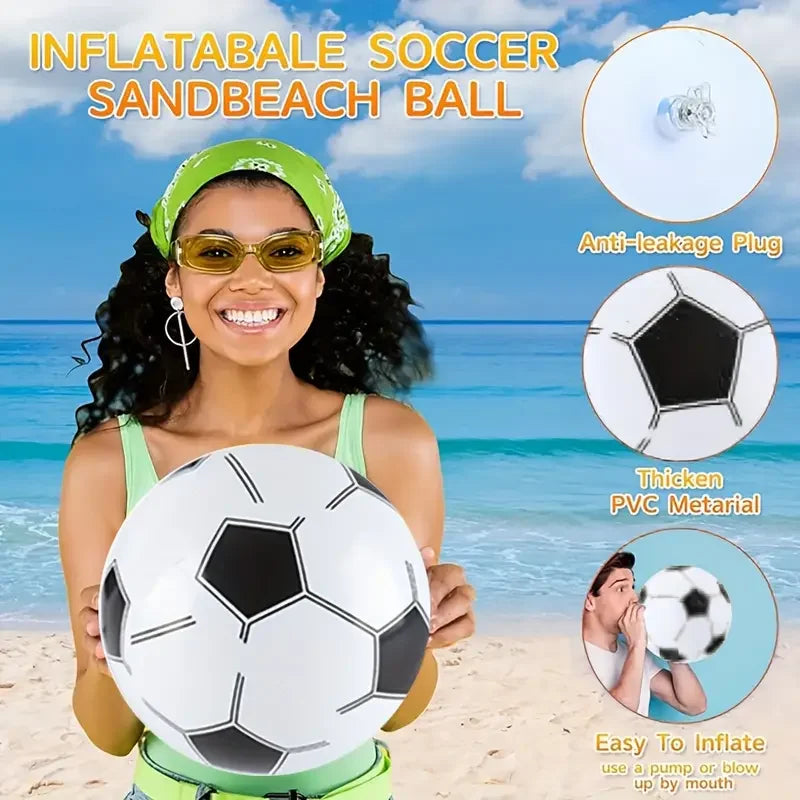 Inflatable Sports Ball – Mini PVC Beach & Pool Toy