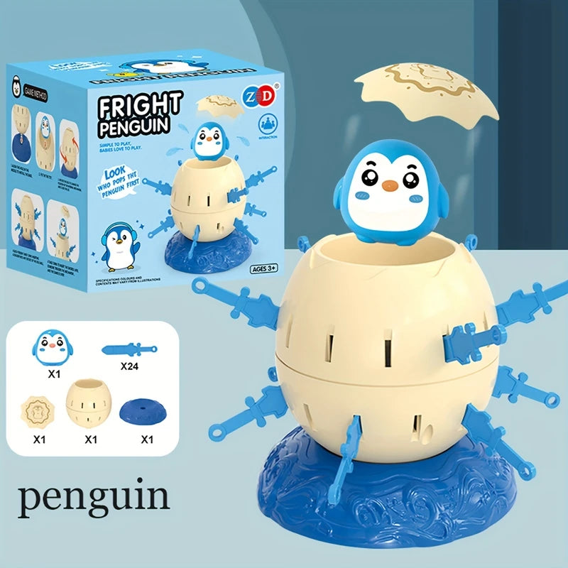 Penguin Pirate Barrel Game – Interactive Educational Thinking Toy for Kids