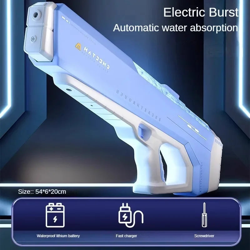 Electric High Pressure Water Gun for Kids – Automatic Summer Outdoor Water Toy