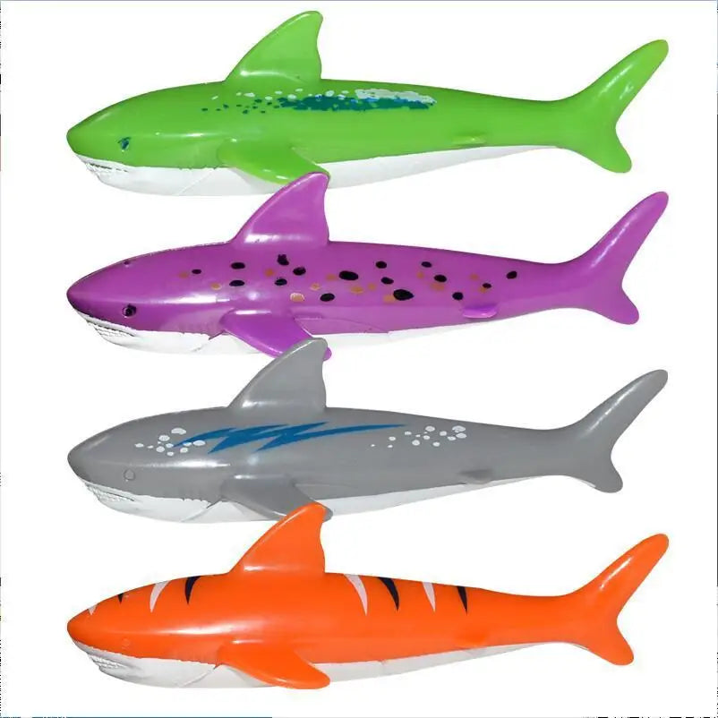 Kids Shark Rocket Pool Diving Toys – Summer Swimming Pool Dive Game Set