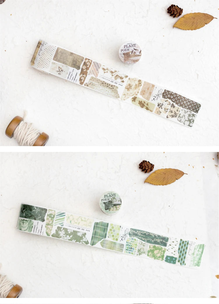 Poem of Plants Collage Tape – 5cm x 2m