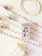Animal Pattern Washi Tape Set – 5 Rolls