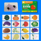 Montessori Flash Cards for Kids – Educational Learning Puzzle Cards for Babies & Toddlers