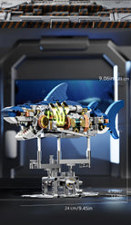 Mechanical Animal Building Set – Shark, Dolphin & Sea Life Building Blocks