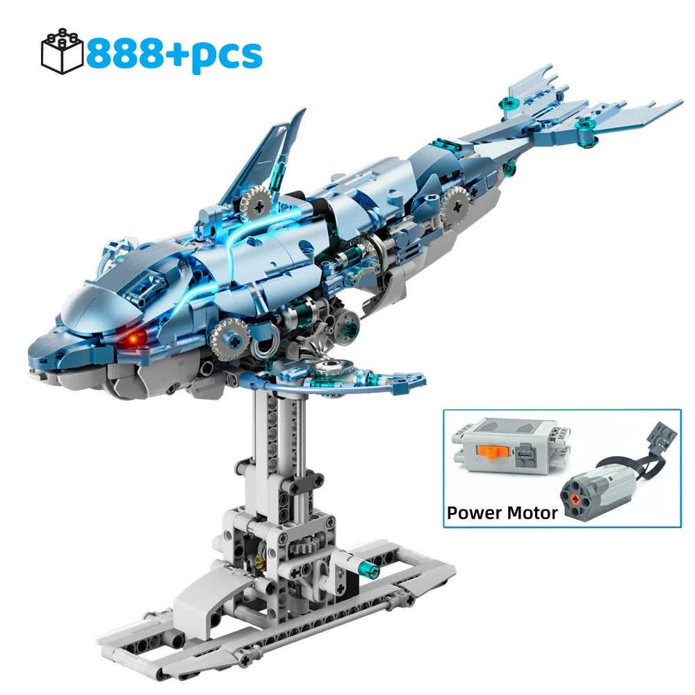 Mechanical Animal Building Set – Shark, Dolphin & Sea Life Building Blocks