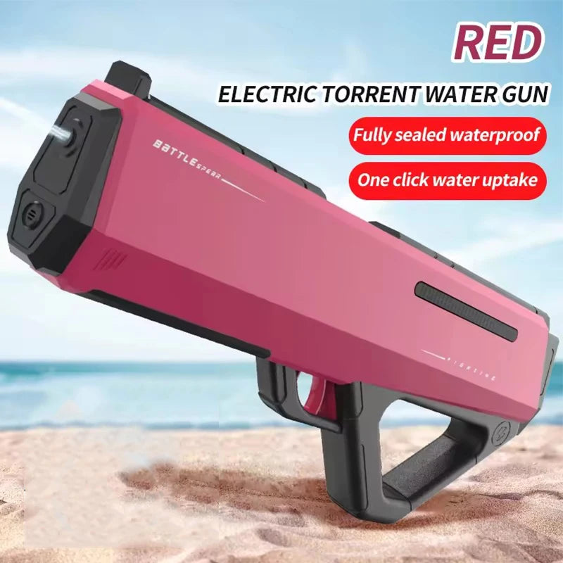 Electric High Pressure Water Gun for Kids – Automatic Summer Outdoor Water Toy