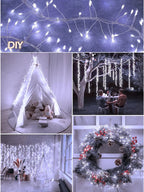 3/6/9M USB Power LED Firecracker String Lights Remote Control Garland Fairy Lights for Wedding Party Garden Christmas Decoration