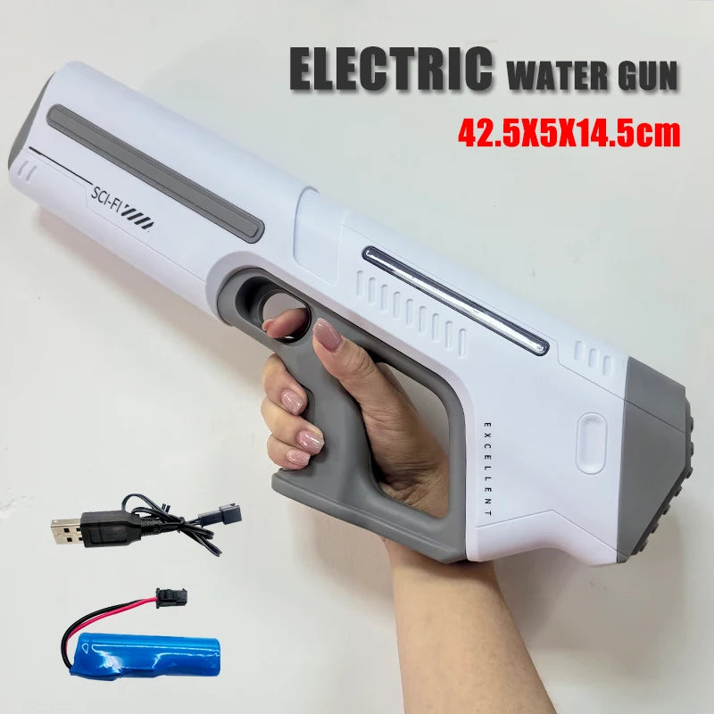 Electric High Pressure Water Gun for Kids – Automatic Summer Outdoor Water Toy