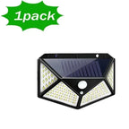 Solar Wall Light – 100 LED PIR Motion Sensor Outdoor Garden Lamp