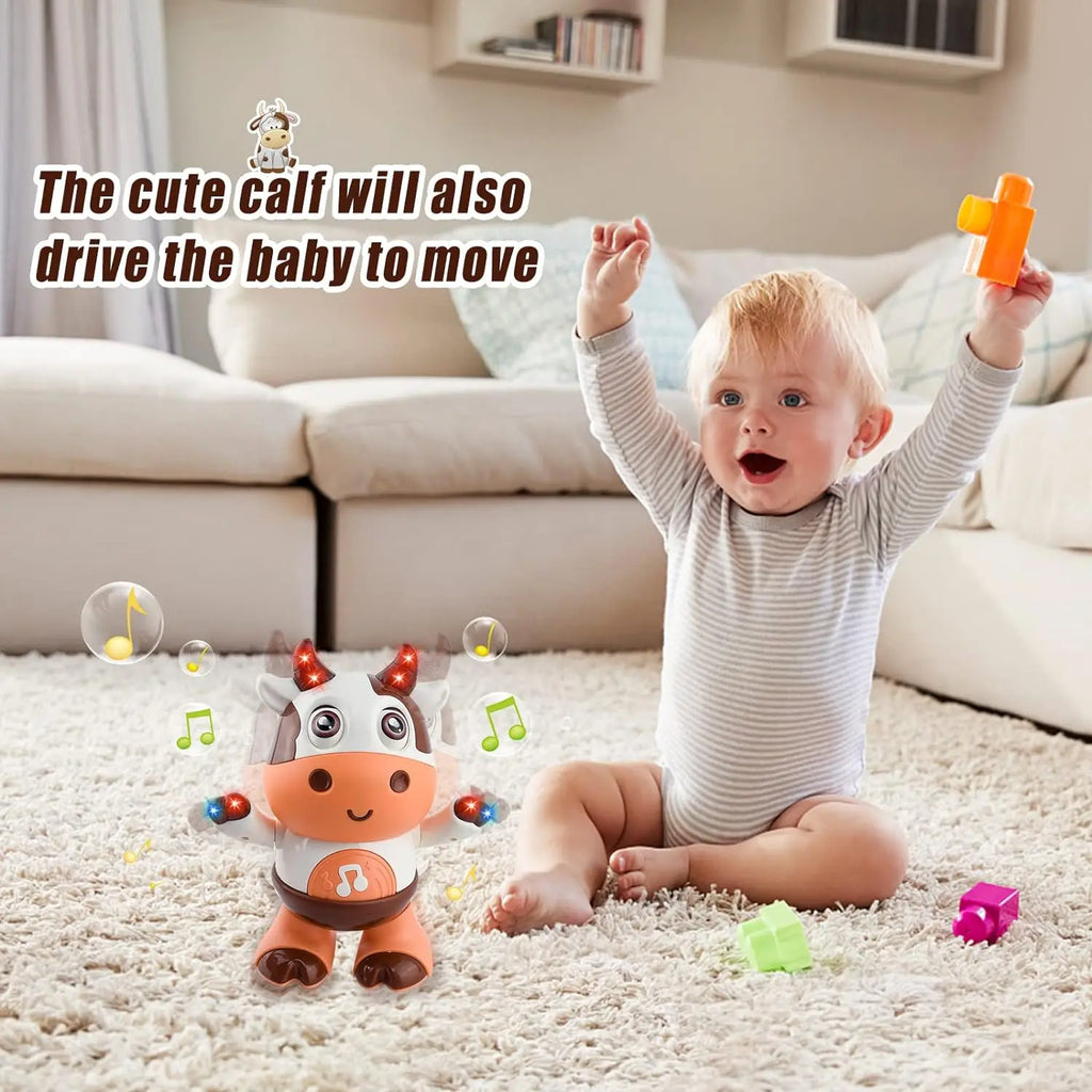 Baby Dancing Cow Toy – Electric Musical Plush with Funny Songs & Moves