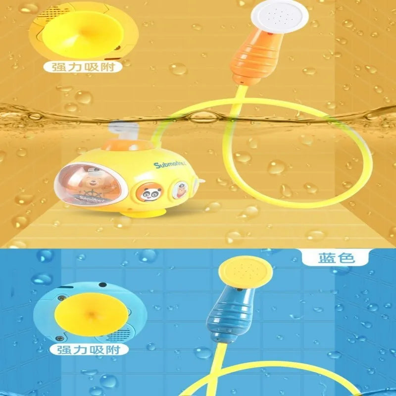 Electric Baby Bath Toy – Submarine Shower Sprinkler for Infants & Toddlers