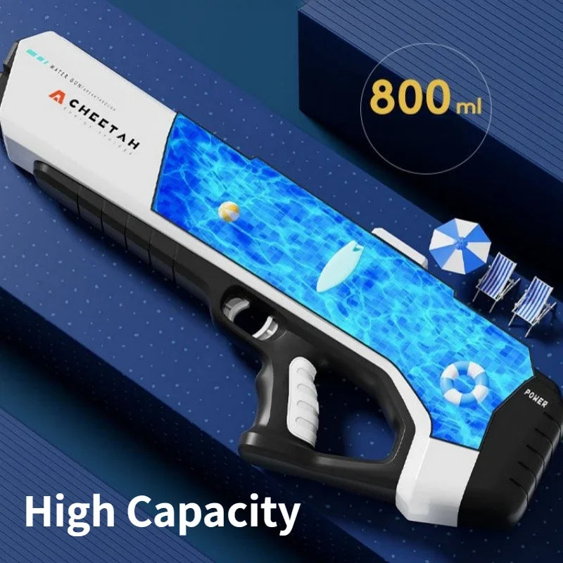 Electric High Pressure Water Gun for Kids – Automatic Summer Outdoor Water Toy
