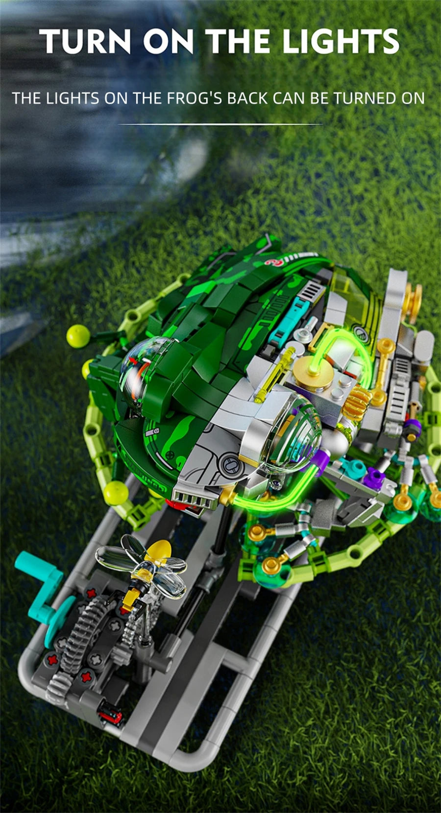 Mechanical Animal Building Set – Shark, Dolphin & Sea Life Building Blocks