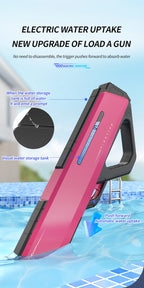 Electric High Pressure Water Gun for Kids – Automatic Summer Outdoor Water Toy