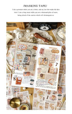 Travel Stickers Pack – 6pcs DIY Scrapbooking & Junk Journal