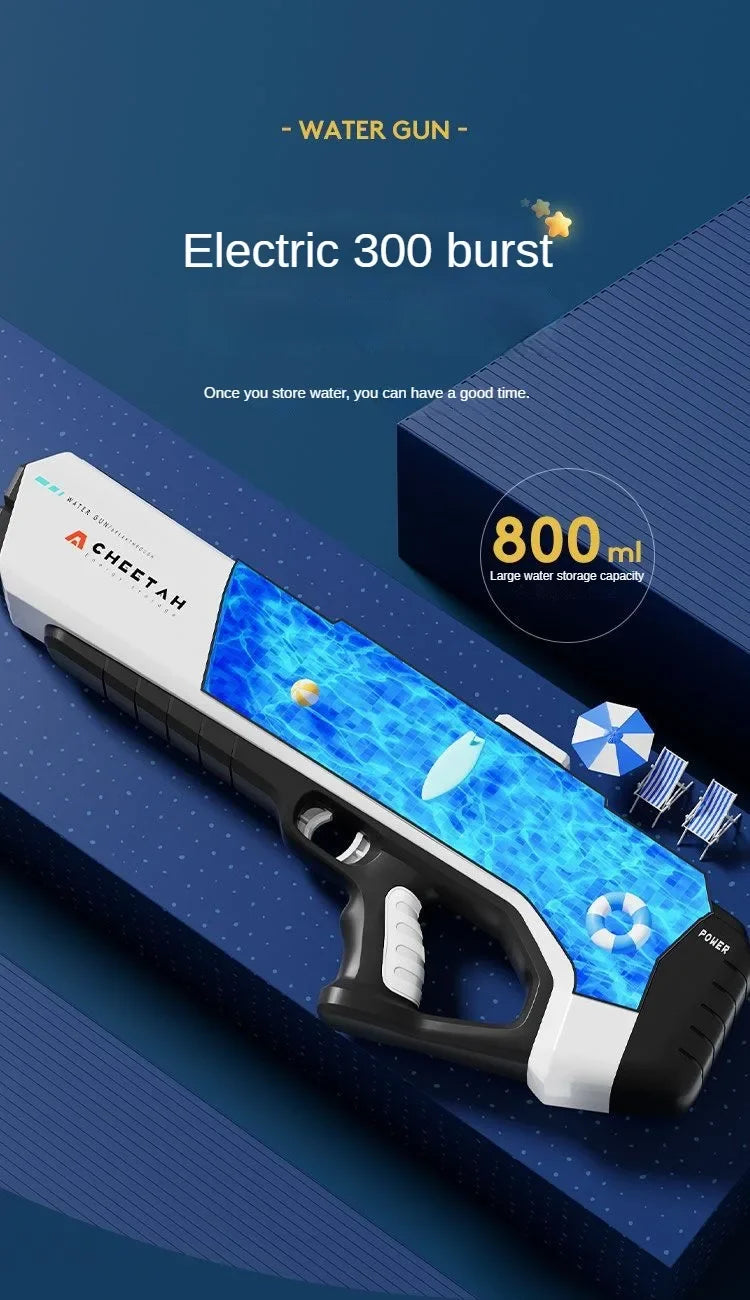 Electric High Pressure Water Gun for Kids – Automatic Summer Outdoor Water Toy