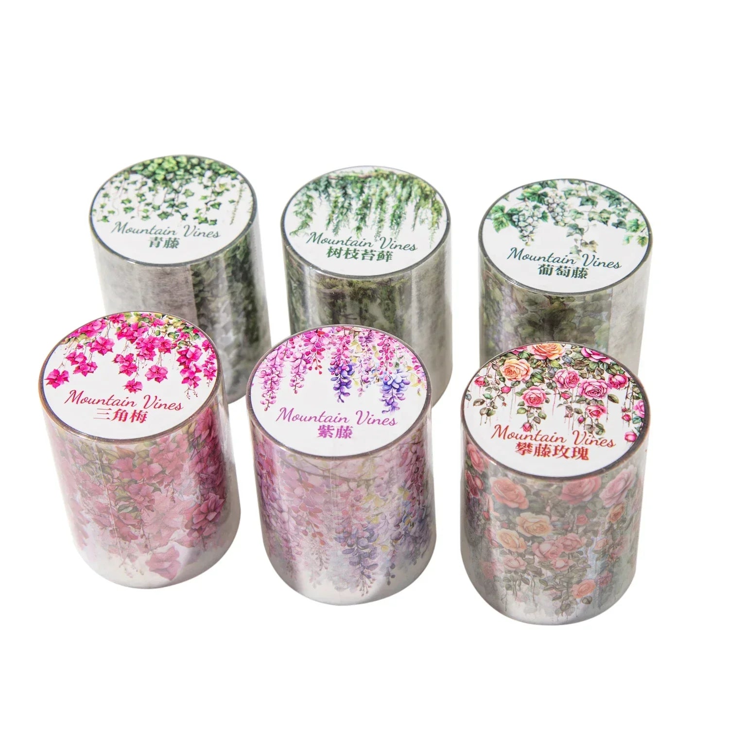 Mountain Vines Vintage PET Tape – 50mm x 2m