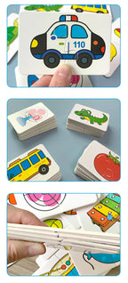 Montessori Flash Cards for Kids – Educational Learning Puzzle Cards for Babies & Toddlers
