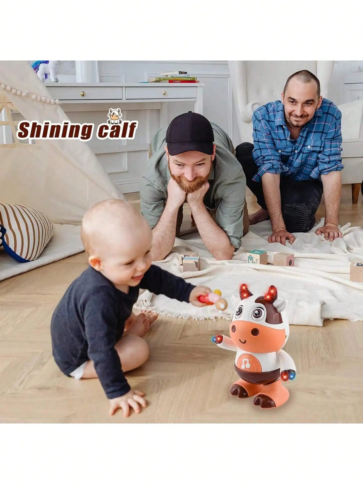 Baby Dancing Cow Toy – Electric Musical Plush with Funny Songs & Moves