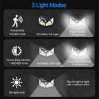 Solar Wall Light – 100 LED PIR Motion Sensor Outdoor Garden Lamp