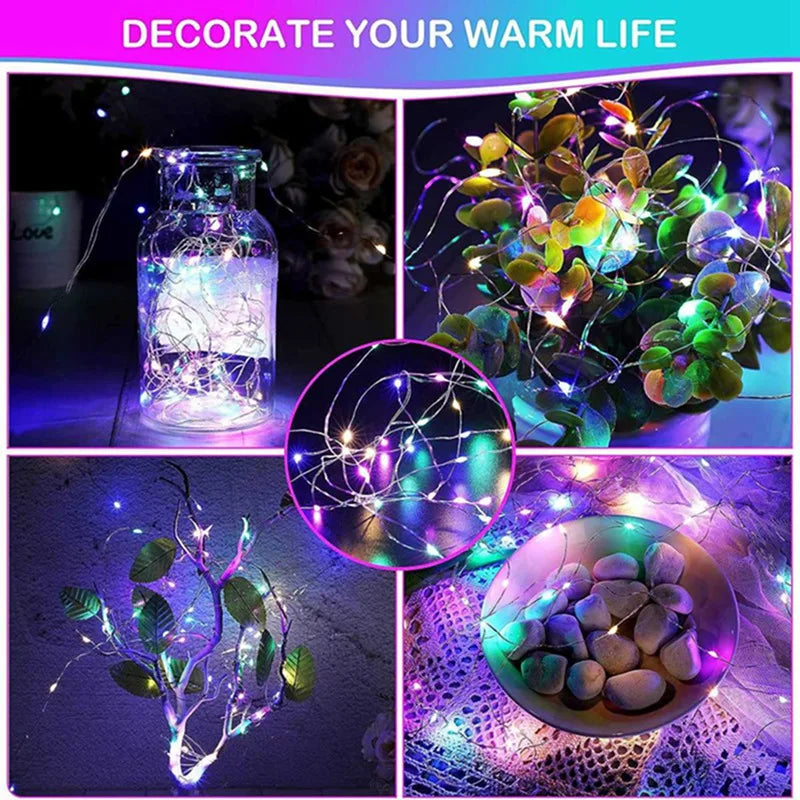 Copper Wire Fairy Light String – Battery Powered LED Lights 1M–10M