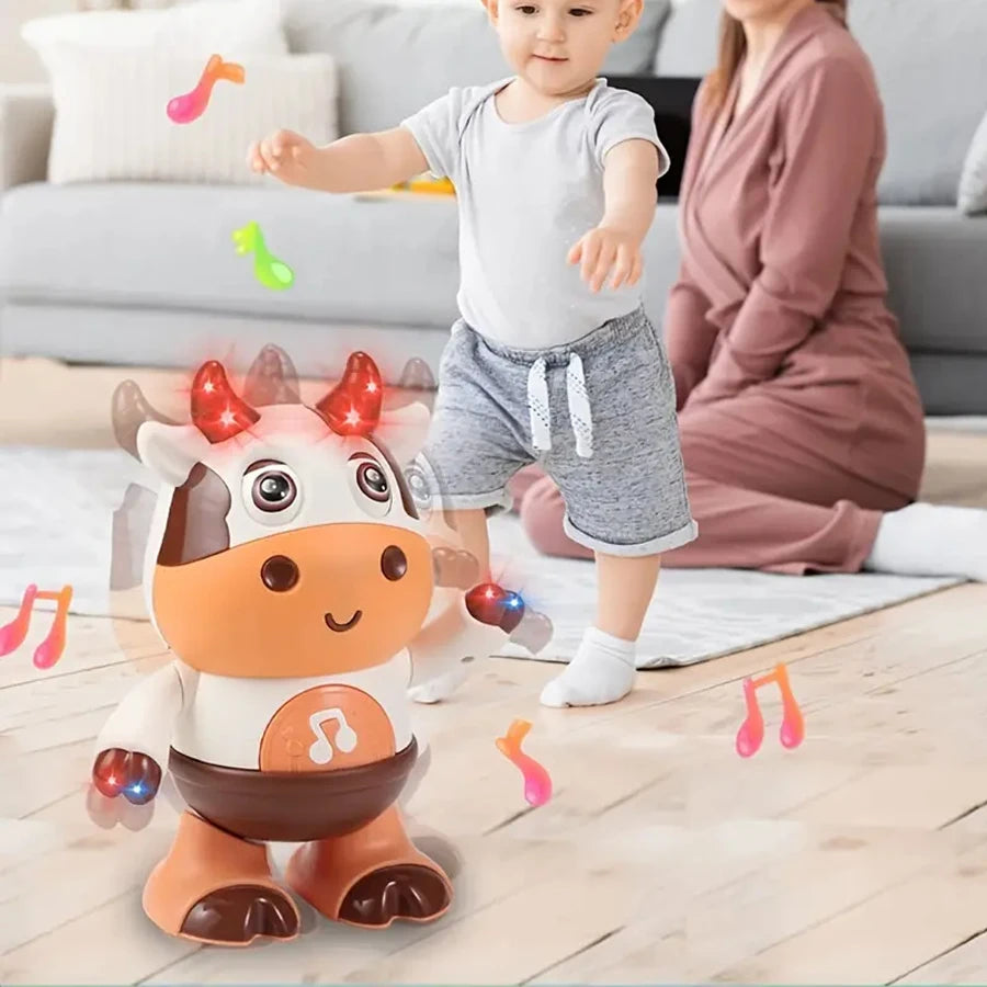 Baby Dancing Cow Toy – Electric Musical Plush with Funny Songs & Moves