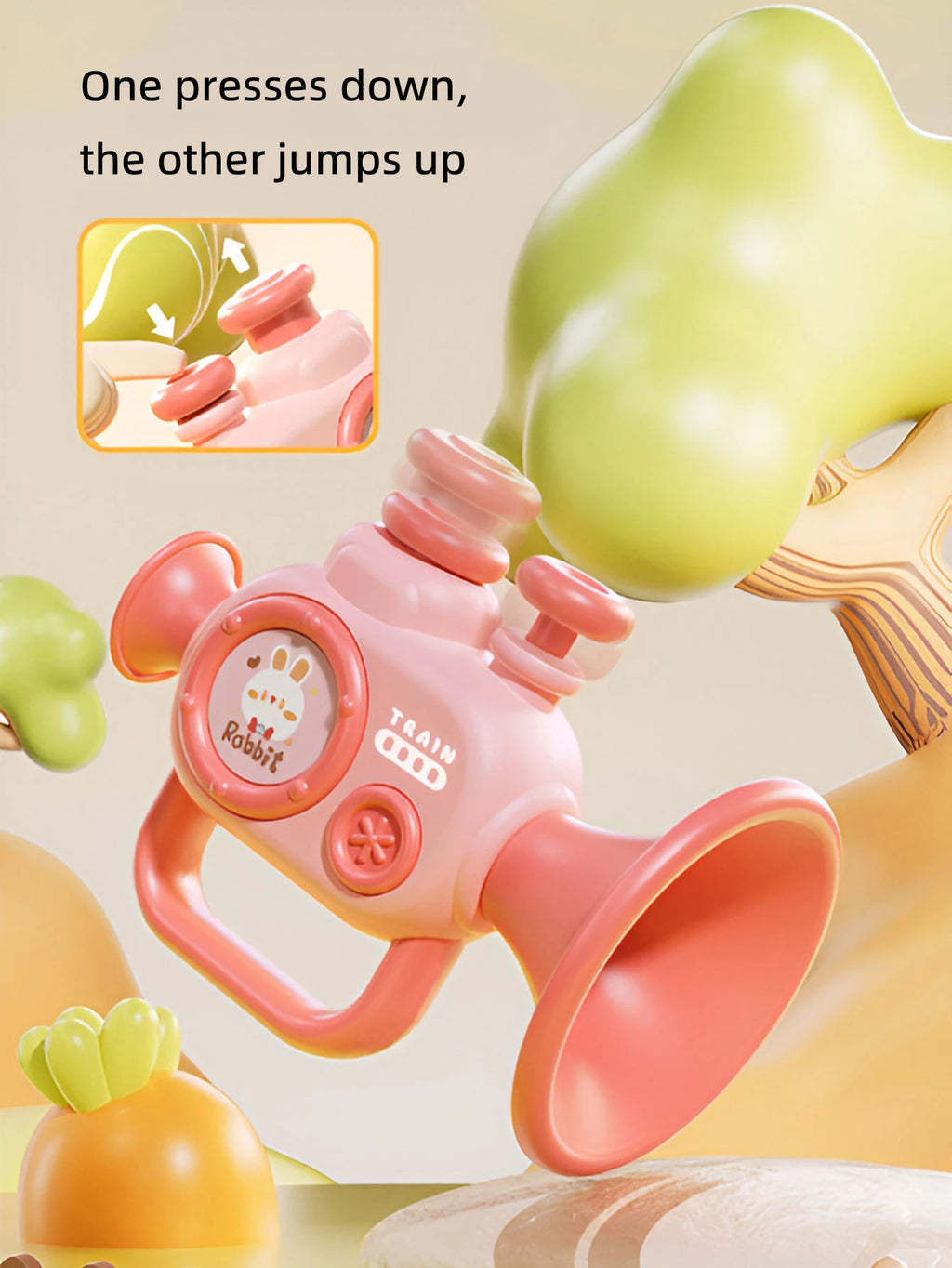 Baby Trumpet Toy – Musical Instrument Early Education Toy for Toddlers