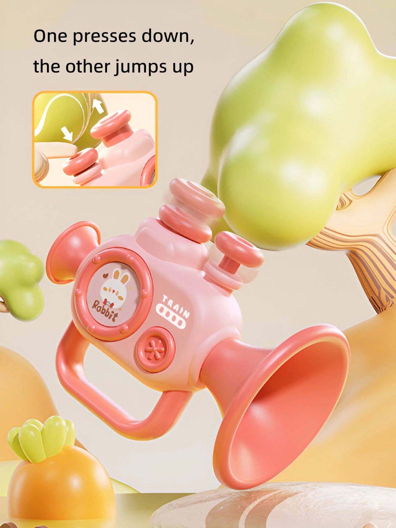 Baby Trumpet Toy – Musical Instrument Early Education Toy for Toddlers