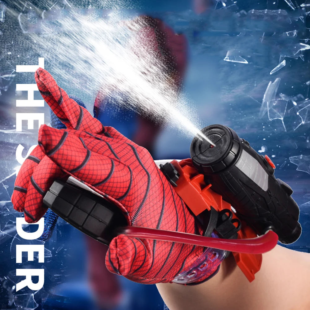 Spider Web Shooter Toy with Superhero Glove