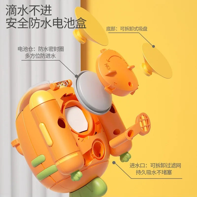 Electric Baby Bath Toy – Submarine Shower Sprinkler for Infants & Toddlers