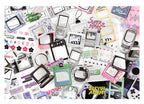 Y2K Retro Paper Stickers Pack – 15pcs