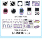 Y2K Retro Paper Stickers Pack – 15pcs