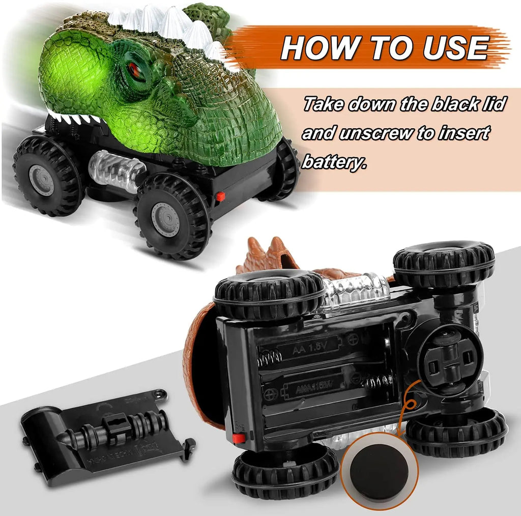 Electric Dinosaur Toy Car for Kids – Tyrannosaurus Rex Universal Wheel Car