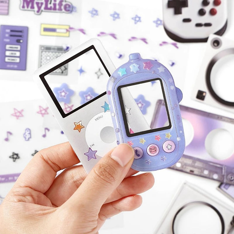 Y2K Retro Paper Stickers Pack – 15pcs