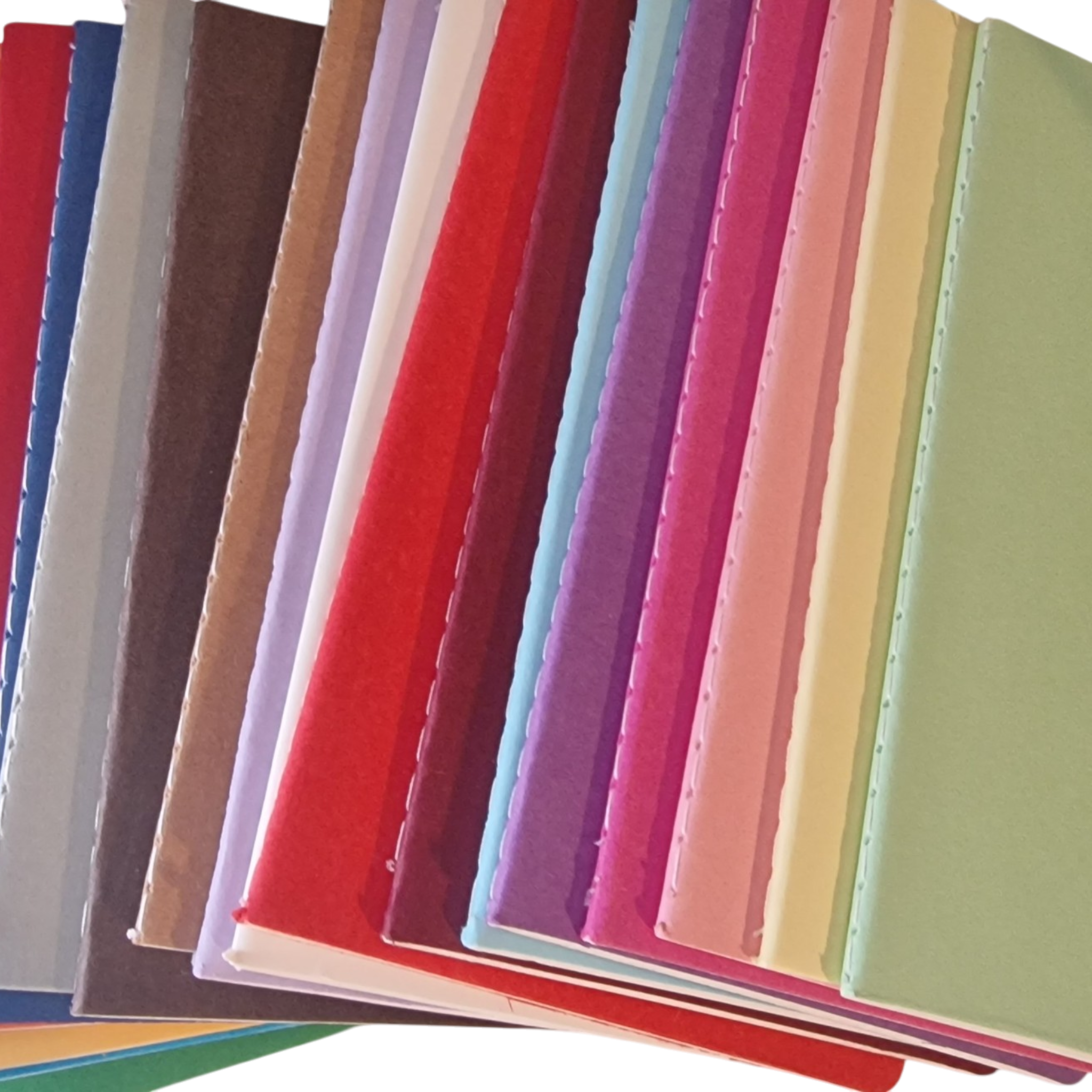 4x A6 Colourful Plain Notebooks Bundle | Assorted Colours