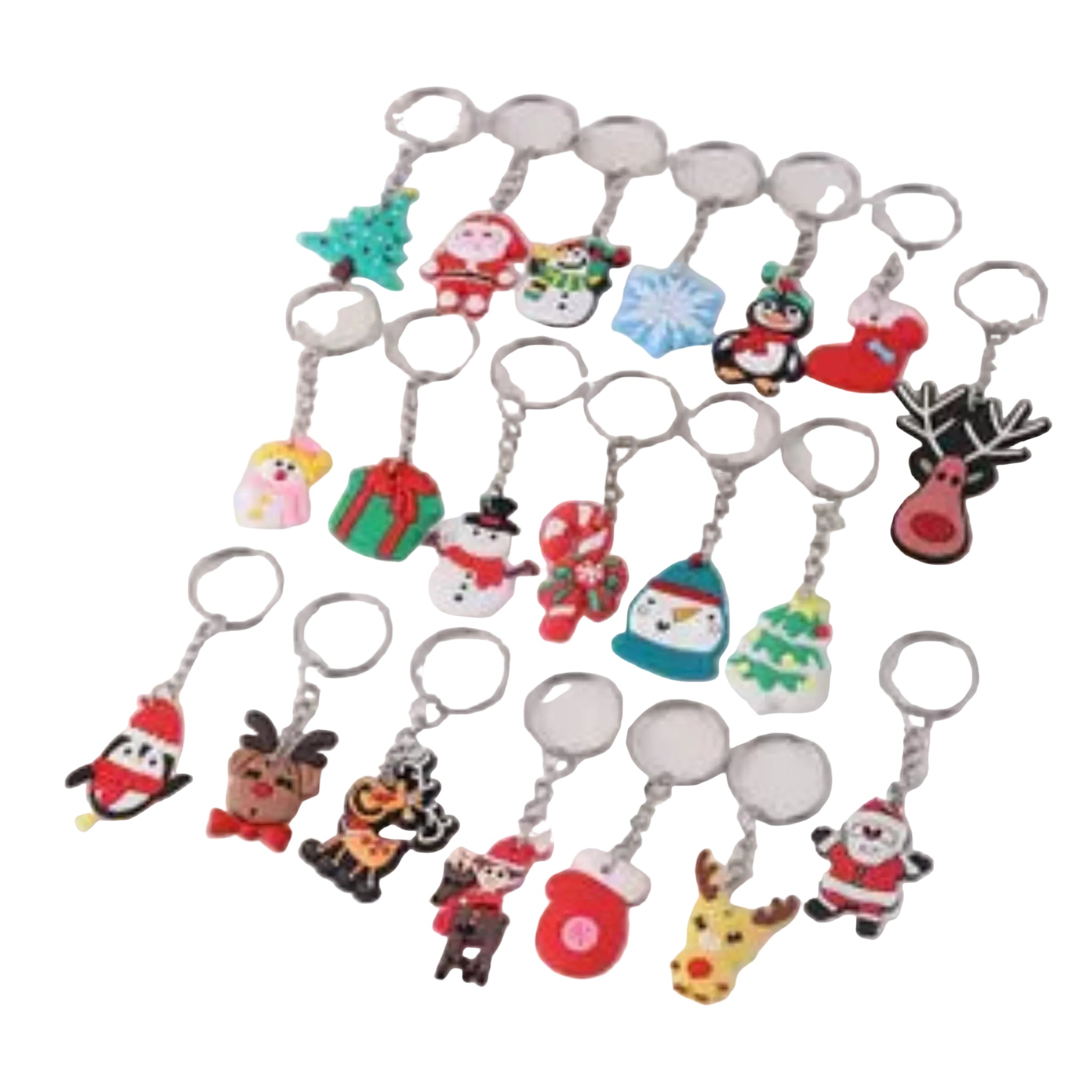 Christmas Character Keyrings | Festive Novelty Keychains