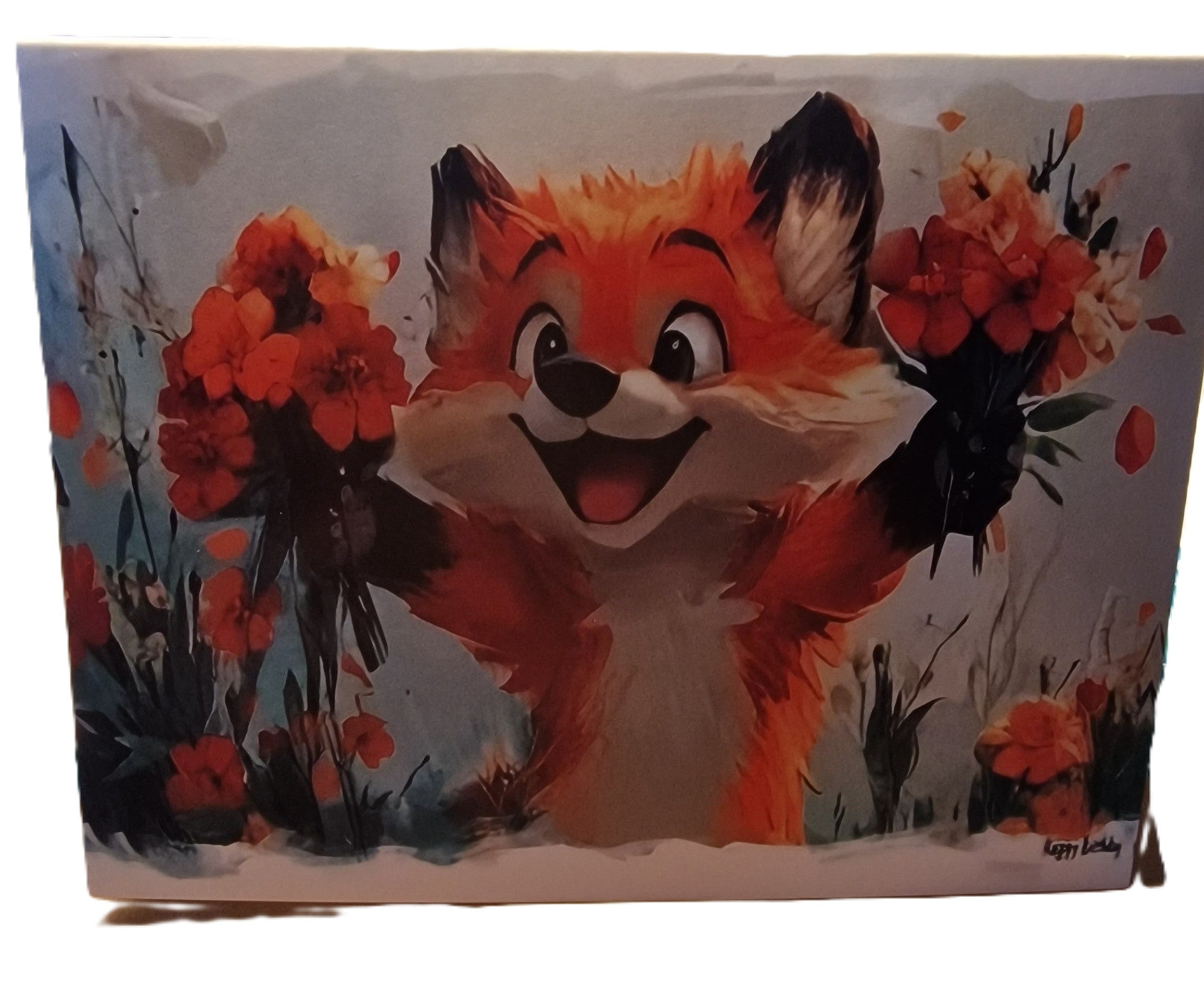 1 Happy Birthday Card Fox Design | Cute Animal Birthday Card | NB Store