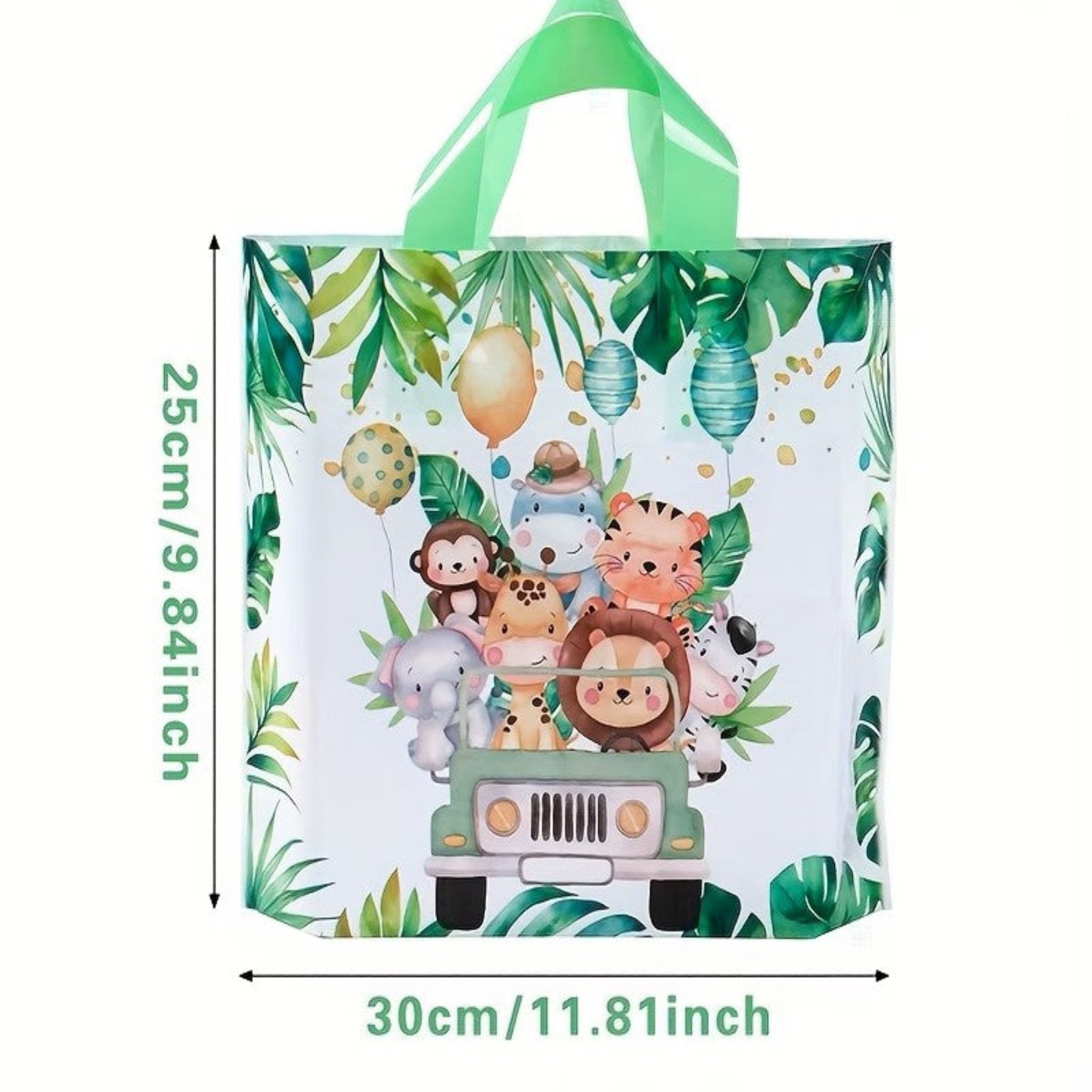1 Children's Safari Plastic Bags | Fun Kids Party Bags